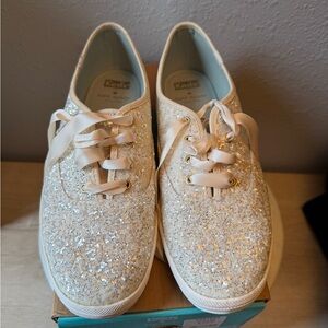 Keds Women's Champion Glitter Celebrations Lace Up